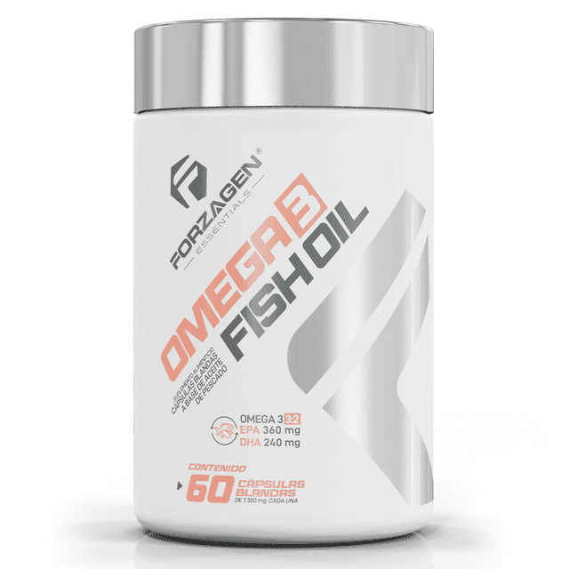 Aceite de Pescado purificado con Omega 3 Forzagen Essentials Fish Oil 60 capsulas Forzagen Forzagen