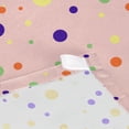 thumbnail image 7 of Pink Polka Dots Tapestry Wall Hanging Tapestries Happy Colorful Hippie Psychedelic Art Polyester Carpet Wall Decorative for Living Room Bedroom 60x51inch Home Decor Gifts, 7 of 7