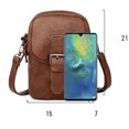 thumbnail image 3 of Crossbody Bags for Women Retro Soft Leather Shoulder Bag Fashion Handbag Multi Pocket Purse Casual Tote Satchel Bag with Adjustable Strap for Travel Shopping Beach Vacation Daily Use, 3 of 7