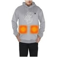 thumbnail image 6 of guisaled Heated Hoodie for Men Women Fleece Hooded Heated Sweatshirt USB Electric Thermal Lightweight Winter Pullover Tops, 6 of 9