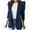 01Navy, variant on Women's 2023 Casual Blazers Puff Sleeve Lapel Open Front Work Suit Office Blazer Jackets Outwear with Pockets