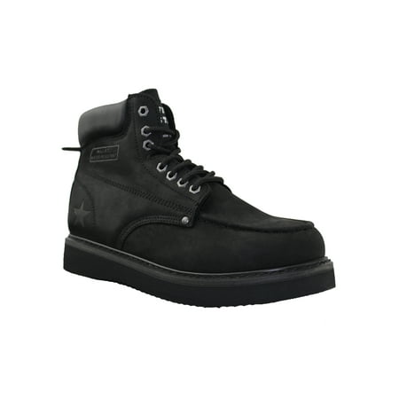 

OwnShoe Mens Waterproof Work Boots Non-Slip Insulated Safety Work Shoes