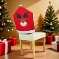thumbnail image 6 of Craftsmanship Spirit 19.68x23.62in Christmas Chair Santa & Snowman Themed Chair Decor Festive Home Decoration For Christmas Parties & Holiday Gatherings(Christmas Deer), 6 of 8