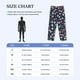 thumbnail image 4 of Fotbe Cherry Blossoms Pantalones de Pijama para Hombre, Pantalones de Dormir, Pantalones de Casa con Cintura Ajustable y Bolsillos-3X-Large, 4 of 6