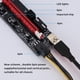 thumbnail image 4 of Matsuzay Cable extensor PCI-E Placa de alimentación USB 3.0 1X a 16X Tarjeta de cable de luz LED Parte de PC de escritorio portátil para el hogar para Electrónica miscelánea Negro, 4 of 6