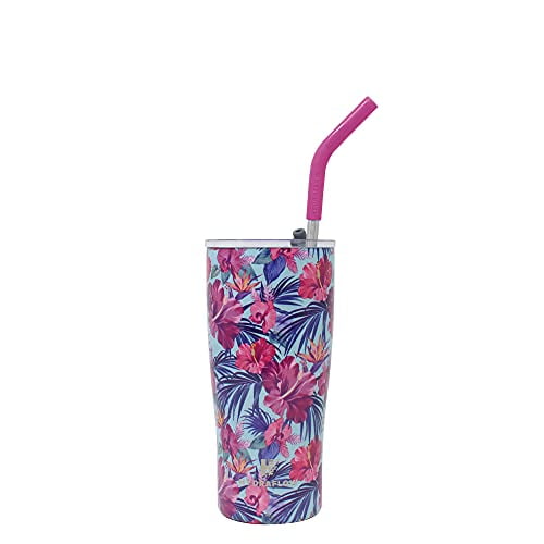 Hydraflow Capri 30oz Tumbler with Straw Triple Wall Vacuum