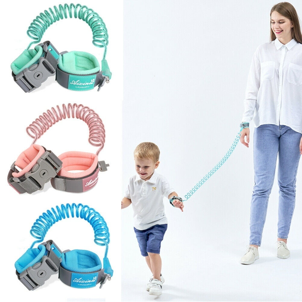 Toddler Kids Baby Anti-lost Safety Walking Harness Wrist Link Hand Strap Leash 
