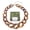 Brown, variant on Bocar Statement Chunky Fashion Acrylic Beads Choker Cube Link Chain Necklace for Women Gifts (NK-10510-Black)