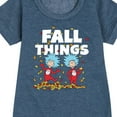 thumbnail image 3 of Dr. Seuss - Fall Things - Toddler And Youth Girls Fleece Dress, 3 of 6