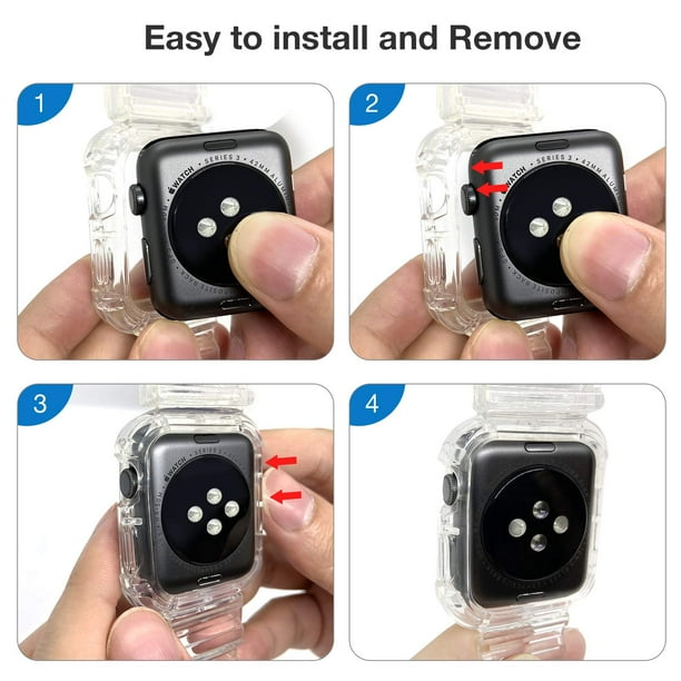 How to remove band from iwatch 4 deals