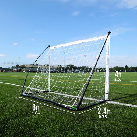 QUICKPLAY クイックプレイ キックスター エリート ポータブル サッカーゴール 1台 1.83m×1.22m 90秒セットアップ サッカー フットサル フットボール 可搬式