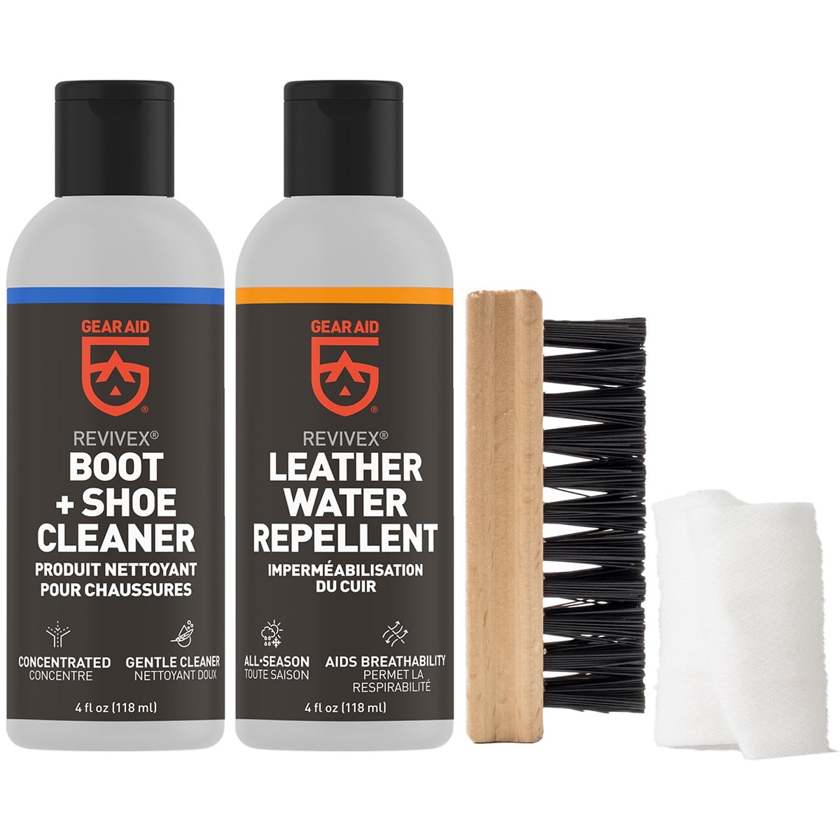 Gear Aid Revivex Leather Boot Care Kit - 2-Pack