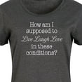 thumbnail image 3 of Instant Message - Live Laugh Love These Conditions - Women's Any Way Dress, 3 of 6