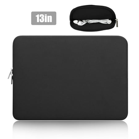 EEEkit Laptop Sleeve Bag Compatible 13 15 Inch MacBook Pro, MacBook Air, Notebook Computer, Neoprene Resistant Horizontal Protective Carrying Case