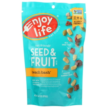 Enjoy Life Seed And Fruit Mix Not Nuts Beach Bash, 6 Oz