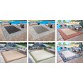 thumbnail image 3 of Gertmenian 21515 Coastal Tropical Carpet Outdoor Patio Rug, Border Black Dark, 3 of 8