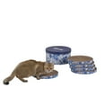 thumbnail image 6 of THE LICKER STORE Kate 12" Modern Patterned Cardboard Reversible Cat Scratcher Pad In Box with Catnip, Blue/White (5-Pack), CSR1012B, 6 of 8