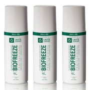 Biofreeze Biofreeze Professional 3oz Roll-On 3PK Pain Relief Arthritis Fast-Acting Muscle Back
