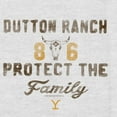 thumbnail image 2 of Women's Yellowstone Dutton Ranch 86 Protect the Family Racerback Tank Top, 2 of 4