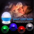 thumbnail image 4 of Luz de noche para niños, luz de noche para niños, luz de noche de estrellas, proyector de estrellas nebulosa con rotación de 360 grados, 4 bombillas LED, 12 luces que cambian de color con EE. UU., 4 of 5