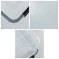 thumbnail image 3 of Sosody 6-Pack 12 Quart Clear Storage Latching Box, Plastic Latch Box with Lid, 3 of 7