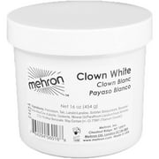Clown White 16-Ounce Adult Halloween Accessory