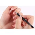 thumbnail image 3 of Nail Groomer Stainless Steel Tip Plastic Handle Cuticle Pusher Remover Cleaner Manicure Pedicure Tool 4 Pc Set, 3 of 5