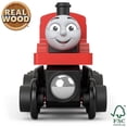 thumbnail image 4 of Thomas & Friends Wooden Railway Toy Train James Push-Along Wood Engine & Coal Car, Ages 2+, 4 of 7