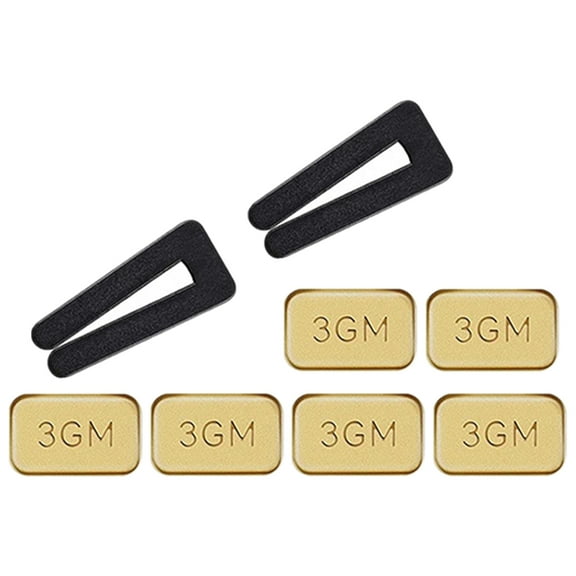 BESTYASH Fan Balancing Weights Ceiling Fan Blade Balancing Kit Metal Golden 1 Set