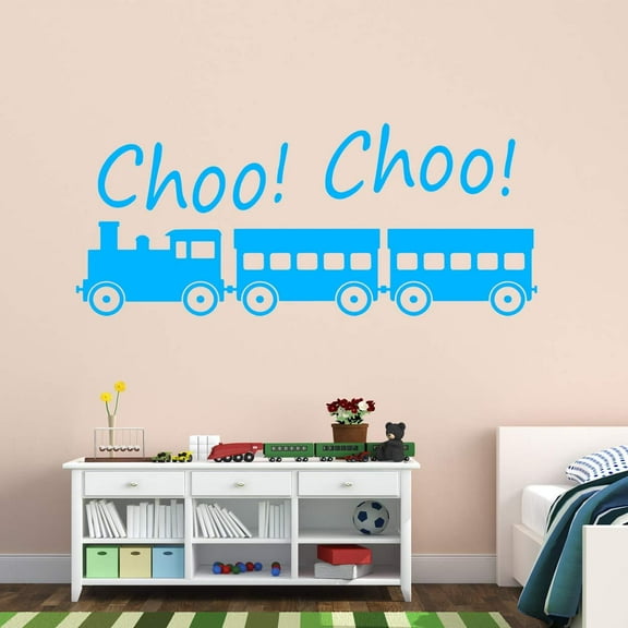 VWAQ Choo Choo Train Vinyl Wall Decal