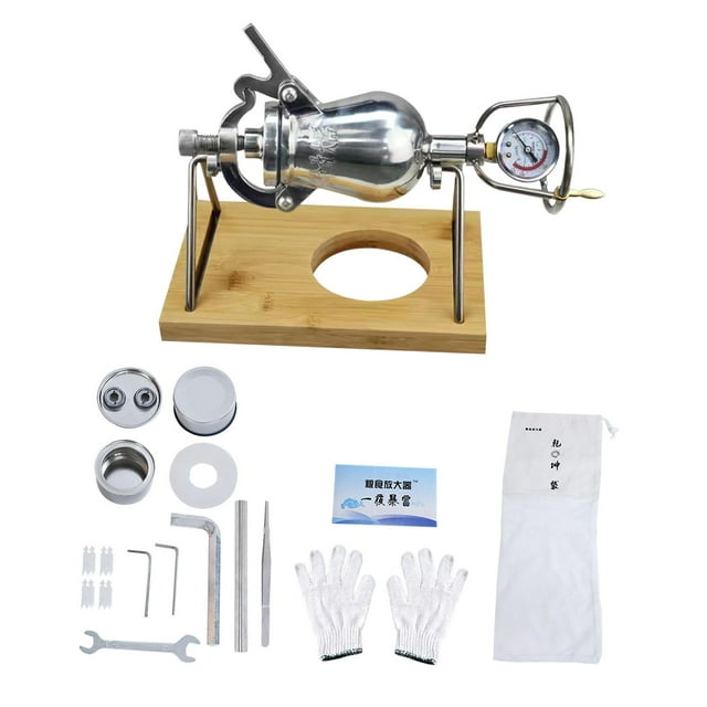 Rongfmy Machine à Maïs Soufflé Manuelle Type Gourde Appareils Ménagers Machine à Maïs Soufflé pour Cuisine