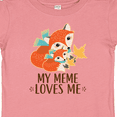thumbnail image 4 of Inktastic Meme Loves Me Gift Fox Boys or Girls Baby T-Shirt, 4 of 5