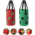 thumbnail image 2 of Bolsa para plantar fresas Rawiri, paquete de 4 bolsas para plantas, bolsa de cultivo, bolsas para plantas con asas, bolsas colgantes para plantas de fresas, bolsa de cultivo para plantar verduras,, 2 of 7