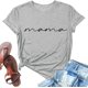 thumbnail image 3 of MKLEKYY Camisetas Mujer Camisetas Casuales De Moda Para Mujer, Con Cuello Redondo, Estampadas, De Verano, De Manga Corta, Holgadas E Informales Talla L, 3 of 3