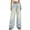 Light Blue, variant on Ohufall Denim for Women High Waist Button Zipper Wide Leg Jeans Loose Full Length Fashion Fashion Casual Pant
