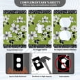thumbnail image 3 of Yayeee Blank Wall Plate Cover 1-Gang 4.5"x2.7" Home Unused Decorative Outlet, Retro Floral, 3 of 7