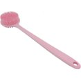 thumbnail image 6 of DNC Soft Silicone Back Scrubber Shower Bath Body Brush with Long Handle (Pink), 6 of 9