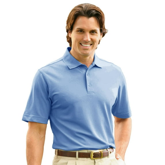Monterey Club Men's Pique Solid Golf Polo Shirt #1060