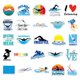 thumbnail image 2 of Stickers DIYYILIF 100 piezas impermeables de natación en vinilo, 2 of 5