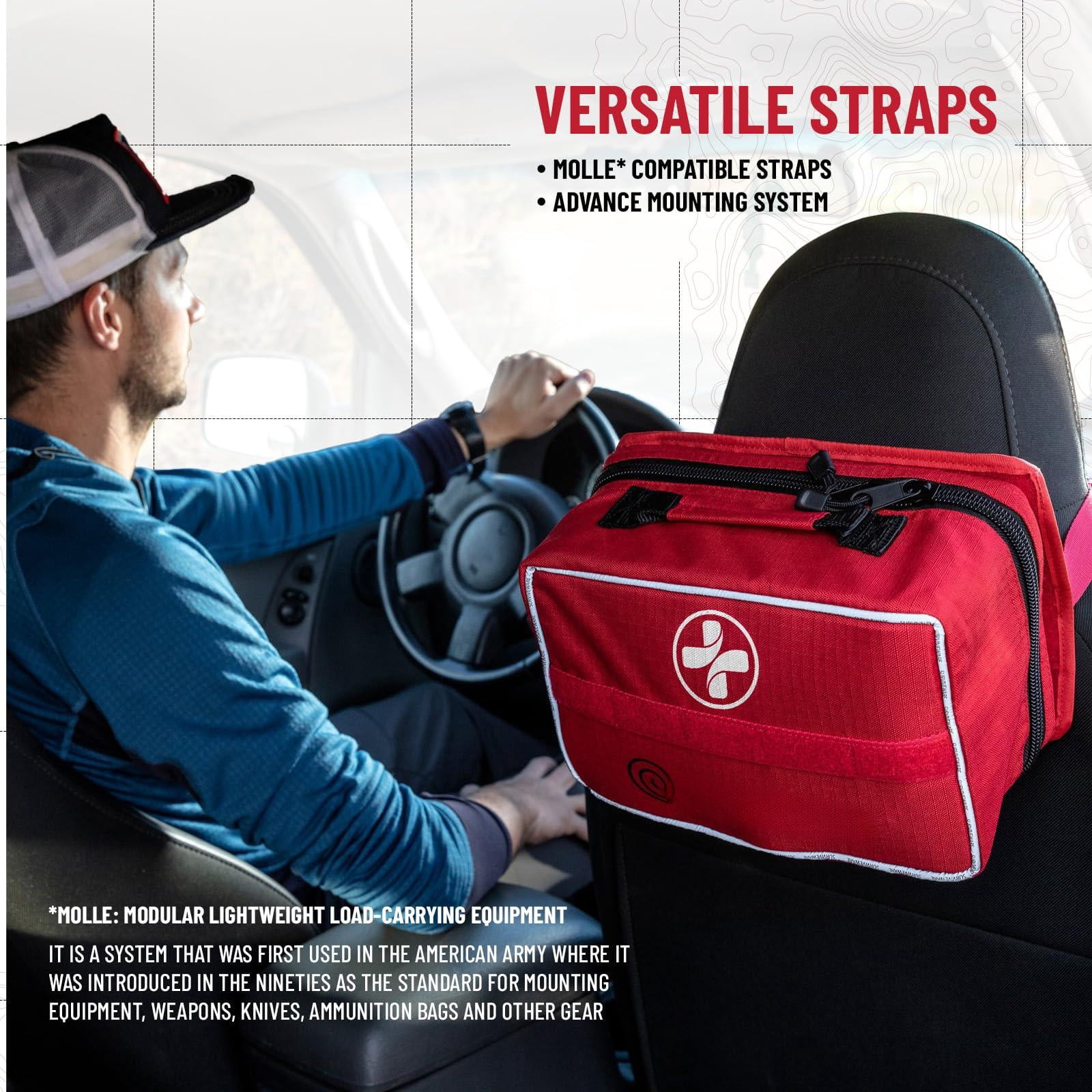 238 Comprehensive First Aid Kit - Emergency For Travel Camping Gear  Home & Outdoor Emergencies