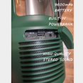 thumbnail image 4 of Altavoz Bluetooth Dreamwave portátil impermeable LED verde, 4 of 9