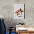 thumbnail image 3 of Epic Graffiti 'Flamingo Family' by Julie Bel, Canvas Wall Art, 18"x26", 3 of 8