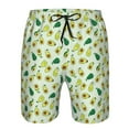 thumbnail image 3 of Pofeuu Cartoon Fruit Prin Men's Swim Trunks Quick Dry Bathing Suit Swimming Board Shorts Mesh Lining Beach Swimwear-Large, 3 of 6