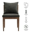 thumbnail image 2 of Modway Remington Wood Dining Side Chair in Charcoal, 2 of 9