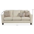 thumbnail image 4 of Fusion Furniture Stanley Sandstone Transitional Fabric Sofa in Tan, 4 of 7