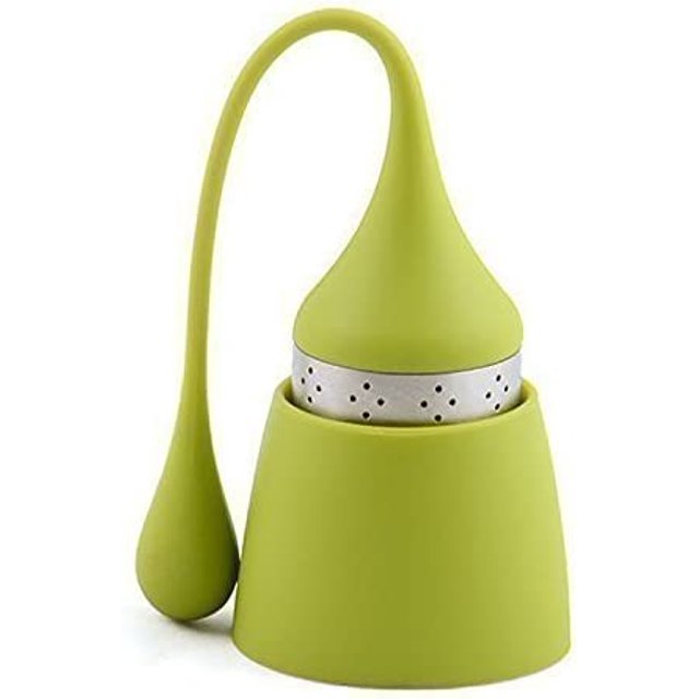 Sombrero de Navidad con infusor de té original, bola de infusor de silicona de grado alimenticio 100% con colador de té de acero inoxidable (juego de 1) esquí esquí Gafas de esquí