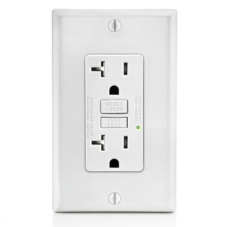 GFCI Outlet 20A, GFI Electrical Receptacle with LED Indicator