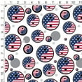 thumbnail image 2 of USA Patriotic Yin and Yang American Flag Premium Gift Wrap Wrapping Paper Roll, 2 of 4