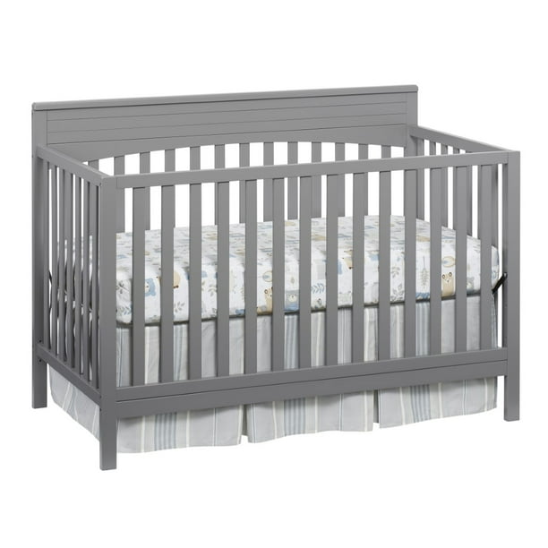 Oxford Baby Harper 4 In 1 Convertible Crib Dove Gray Walmart Com Walmart Com