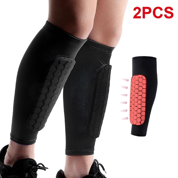 TELOLY 2PCS Calf Compression Sleeve with Pads